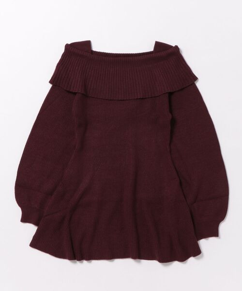 apres jour（アプレジュール）の「オフショルニットワンピース（ワンピース・レディース・ボルドー/ブラック/ブラウン系その他・X-LARGE/フリー）」の22枚目の写真