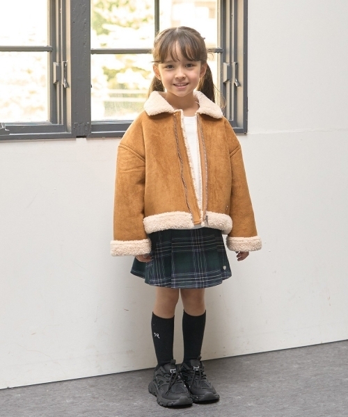 ジャケット・アウター mimi リブカラーミドルZIPコート | Remind me and forever(リマインドミー