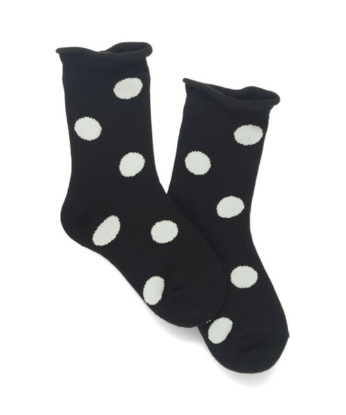 BRANSHES（ブランシェス）の「【b.+A】金子綾/ドットソックス（ソックス/靴下・キッズ・グレー/オフホワイト/ブラック・13-15cm/16-18cm/19-21cm）」の11枚目の写真