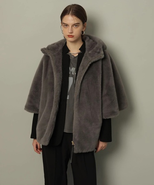 新品カデュネCADUNE ファーコート ファーコート（ダウンジャケット/コート）｜CADUNE（カデュネ）の