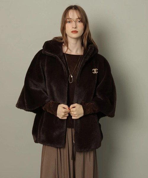 新品カデュネCADUNE ファーコート ファーコート（ダウンジャケット/コート）｜CADUNE（カデュネ）の