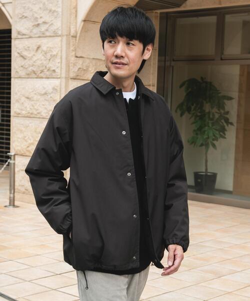 アーカイブ 80s   デザインウールブルゾン 黒 モード 撥水/防風』ウールブレンドラミネート 中綿ブルゾン（ブルゾン