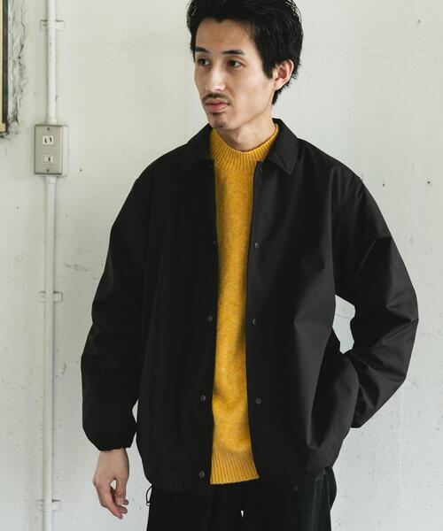 URBAN RESEARCH DOORS（アーバンリサーチドアーズ）の「『撥水/防風』ウールブレンドラミネート 中綿ブルゾン（ブルゾン・メンズ・ブラウン/ブラック・MEDIUM/LARGE）」の5枚目の写真