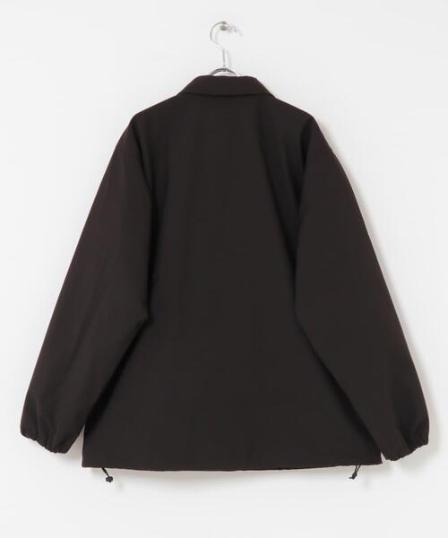 セール】『撥水/防風』ウールブレンドラミネート 中綿ブルゾン