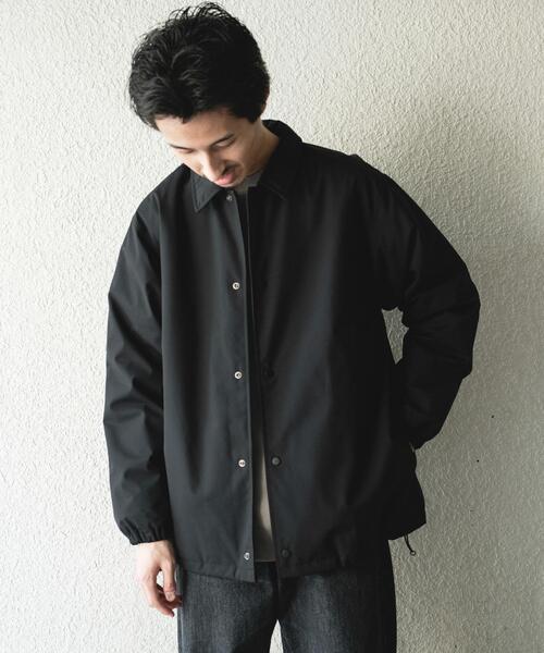 撥水/防風』ウールブレンドラミネート 中綿ブルゾン（ブルゾン