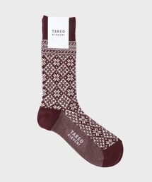 TAKEO KIKUCHI（タケオキクチ）の「雪柄ソックス（ソックス/靴下）」