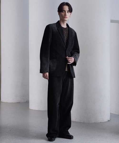 CLEL（クレイル）の「【CLEL】Antique Design Corduroy Tailored Jacket / アンティークデザイン コーデュロイテーラードジャケット【セットアップ対応】（テーラードジャケット・メンズ・ネイビー/ブラック/ブラウン・S/XS/L/M）」の20枚目の写真