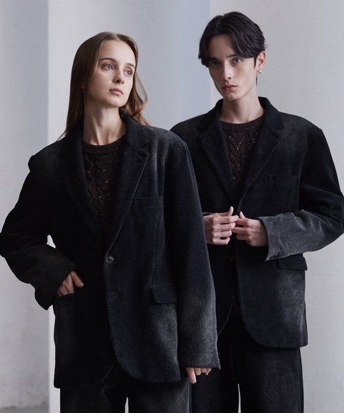 clel アンティーク デザイン コーデュロイ テーラード ジャケット xs CLELアンティークデザイン コーデュロイテーラードジャケットxs CLEL