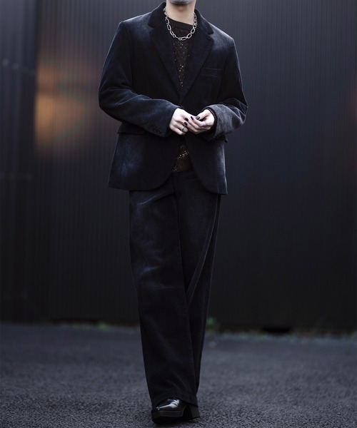 CLEL（クレイル）の「【CLEL】Antique Design Corduroy Tailored Jacket / アンティークデザイン コーデュロイテーラードジャケット【セットアップ対応】（テーラードジャケット・メンズ・ネイビー/ブラック/ブラウン・S/XS/L/M）」の17枚目の写真