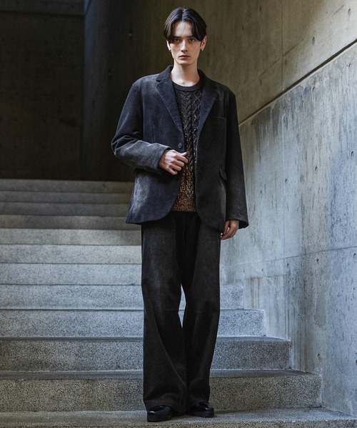 CLEL】Antique Design Corduroy Tailored Jacket / アンティーク