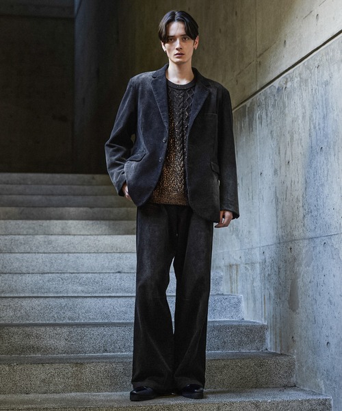 CLEL】Antique Design Corduroy Tailored Jacket / アンティーク