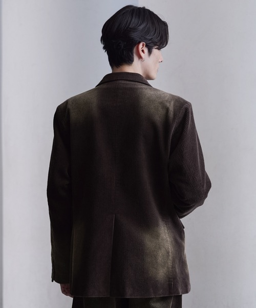 CLEL】Antique Design Corduroy Tailored Jacket / アンティーク