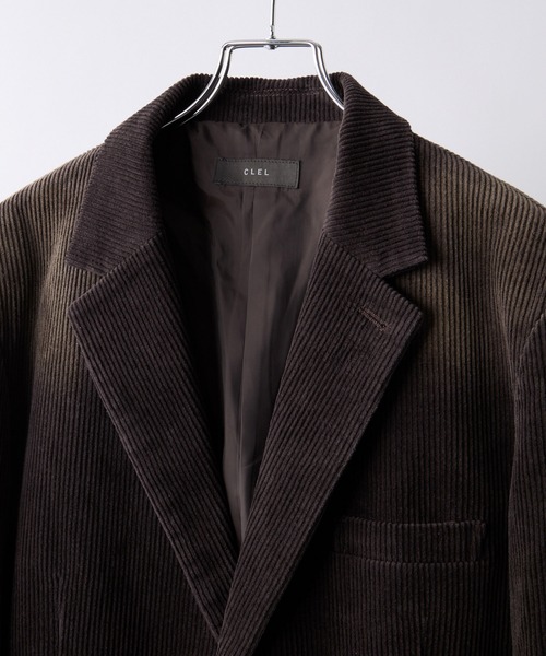 CLEL】Antique Design Corduroy Tailored Jacket / アンティーク