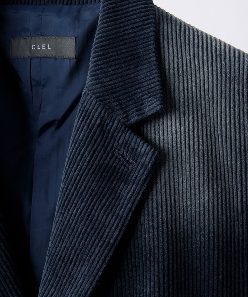 CLEL】Antique Design Corduroy Tailored Jacket / アンティーク