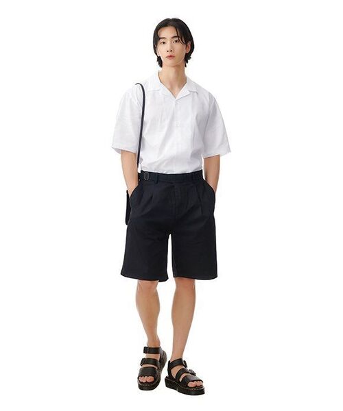 MUSINSA STANDARD（ムシンサスタンダード）の「コットングルカショーツ[ブラック]（その他パンツ・メンズ・その他・30/31/33/28/29/32/38/36/34/27）」の8枚目の写真