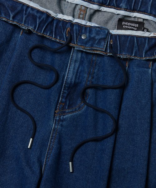 MUSINSA STANDARD（ムシンサスタンダード）の「デニムワイドバルーンパンツ [ミディアムインディゴ]（デニムパンツ・メンズ・その他・38/36/34/32/30/26/28）」の15枚目の写真