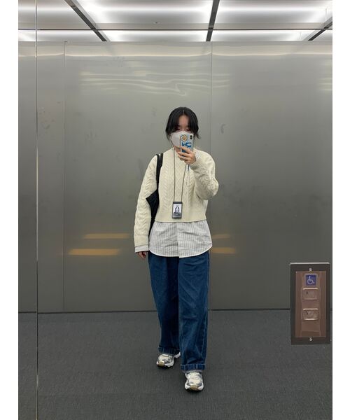 MUSINSA STANDARD（ムシンサスタンダード）の「デニムワイドバルーンパンツ [ミディアムインディゴ]（デニムパンツ・メンズ・その他・38/36/34/32/30/26/28）」の7枚目の写真