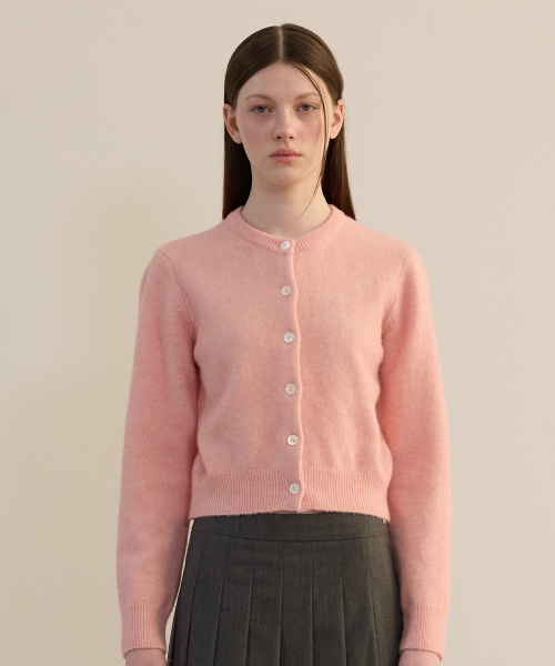 TTUDEMENT(トュードメント)の「ALPACA ROUND CARDIGAN PINK(カーディガン/ボレロ・レディース・その他・FREE)」の1枚目の写真