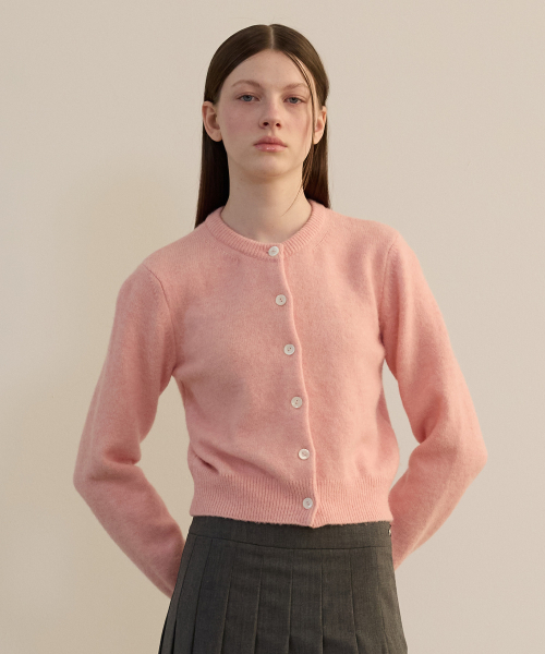TTUDEMENT(トュードメント)の「ALPACA ROUND CARDIGAN PINK(カーディガン/ボレロ・レディース・その他・FREE)」の2枚目の写真