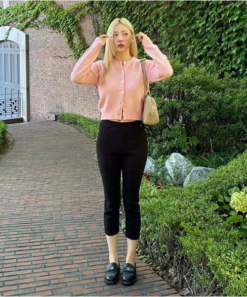 TTUDEMENT(トュードメント)の「ALPACA ROUND CARDIGAN PINK(カーディガン/ボレロ・レディース・その他・FREE)」の3枚目の写真