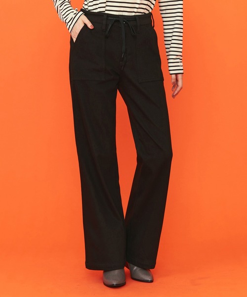 EDWIN(エドウィン)の「EDWIN LADIES ジャージーズ イージーベイカーワイドデニムパンツ【暖】(デニムパンツ・レディース・インディゴブルー/ダークインディゴブルー/ブラック・X-SMALL/SMALL/MEDIUM/LARGE/X-LARGE)」の21枚目の写真