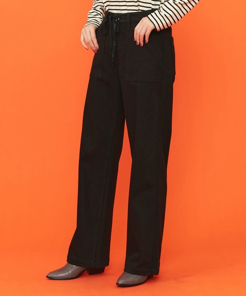 EDWIN(エドウィン)の「EDWIN LADIES ジャージーズ イージーベイカーワイドデニムパンツ【暖】(デニムパンツ・レディース・インディゴブルー/ダークインディゴブルー/ブラック・X-SMALL/SMALL/MEDIUM/LARGE/X-LARGE)」の22枚目の写真