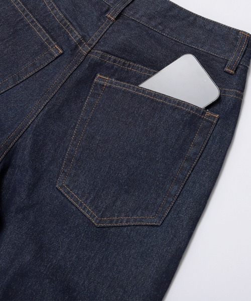 MERAKI(メラキ)の「パールスリットデニムパンツ(デニムパンツ・レディース・インディゴブルー/ライトブルー・M/S)」の22枚目の写真