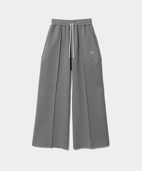 beautiful people（ビューティフルピープル）の「【beautiful people/ビューティフルピープル】compact double jersey wide straight pants/コンパクトダブルジャージーワイドストレートパンツ（その他パンツ・レディース・グレー/ブラック・36/38）」の6枚目の写真