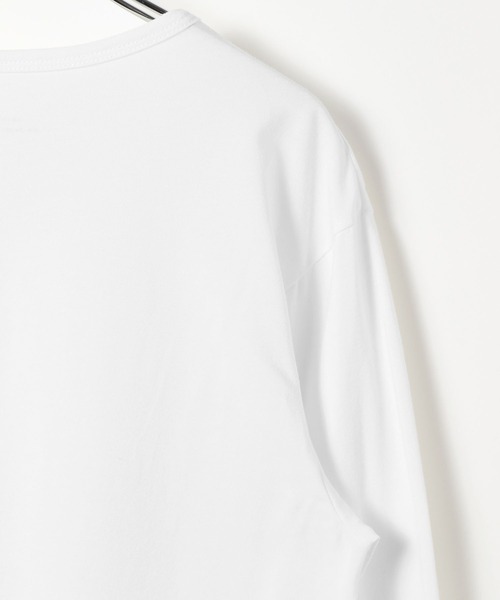 GLOBAL WORK（グローバルワーク）の「Fffit エフィット/あったかコットンインナーTシャツ/9分袖/601318（Tシャツ/カットソー・メンズ・ブラック/ホワイト・LARGE/X-LARGE/SMALL/MEDIUM）」の15枚目の写真