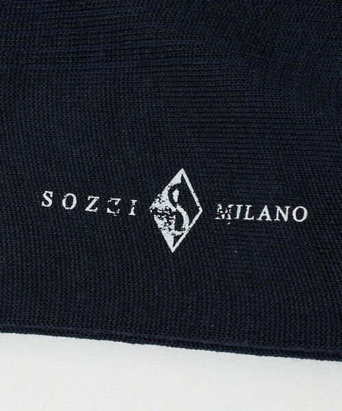 UNITED ARROWS（ユナイテッドアローズ）の「＜SOZZI＞2トーン リブ ホーズソックス（ソックス/靴下・メンズ・ダークグリーン/グレー系/ブラウン系/ネイビー・FREE）」の12枚目の写真