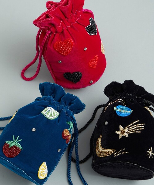 エンブロイダリー モチーフ ポーチ（ポーチ）｜UNITED ARROWS