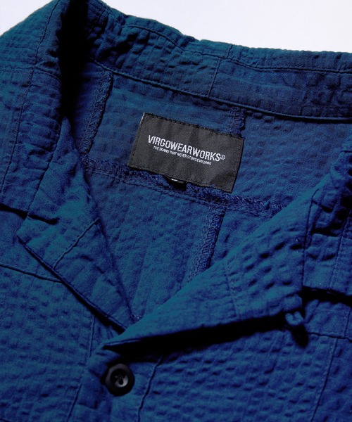 VIRGOwearworks（ヴァルゴウェアワークス）の「PATCH WORK RELAX SHIRT（シャツ/ブラウス・メンズ・ブラック/グレー/ブルー・2/3/4）」の15枚目の写真