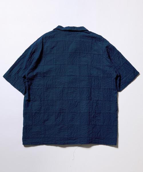 VIRGOwearworks（ヴァルゴウェアワークス）の「PATCH WORK RELAX SHIRT（シャツ/ブラウス・メンズ・ブラック/グレー/ブルー・2/3/4）」の6枚目の写真