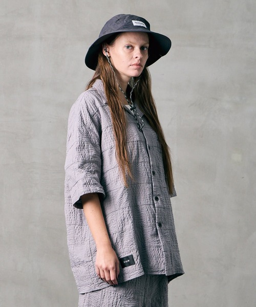 VIRGOwearworks（ヴァルゴウェアワークス）の「PATCH WORK RELAX SHIRT（シャツ/ブラウス・メンズ・ブラック/グレー/ブルー・2/3/4）」の10枚目の写真