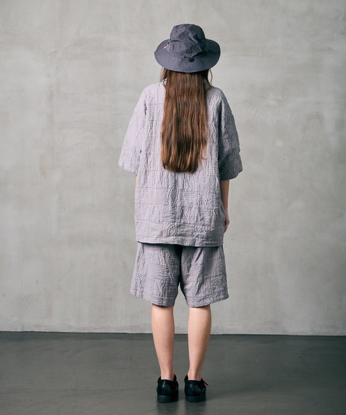 VIRGOwearworks（ヴァルゴウェアワークス）の「PATCH WORK RELAX SHIRT（シャツ/ブラウス・メンズ・ブラック/グレー/ブルー・2/3/4）」の21枚目の写真