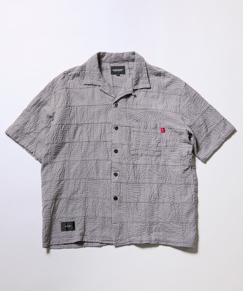 VIRGOwearworks（ヴァルゴウェアワークス）の「PATCH WORK RELAX SHIRT（シャツ/ブラウス・メンズ・ブラック/グレー/ブルー・2/3/4）」の7枚目の写真