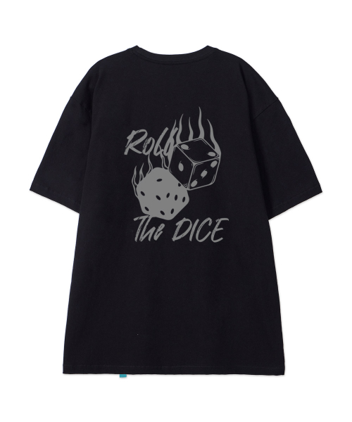 ASTRAL PROJECTION（アストラルプロジェクション）の「[ROLL THE DICE] コットンルーズフィット半袖Tシャツ_ブラック（Tシャツ/カットソー・メンズ・その他・LARGE/MEDIUM/X-LARGE/XX-LARGE）」の3枚目の写真