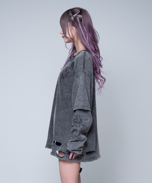REFLEM（レフレム）の「『REFLEM/レフレム』グランジレイヤードL/S Tee