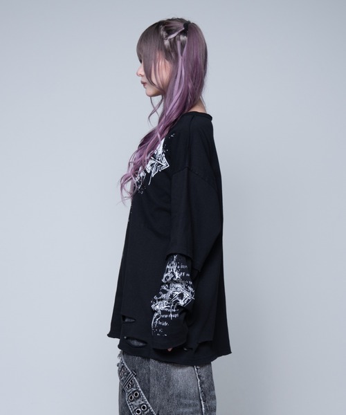 REFLEM（レフレム）の「『REFLEM/レフレム』グランジレイヤードL/S Tee