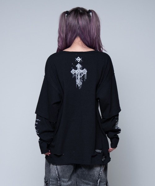 REFLEM（レフレム）の「『REFLEM/レフレム』グランジレイヤードL/S Tee