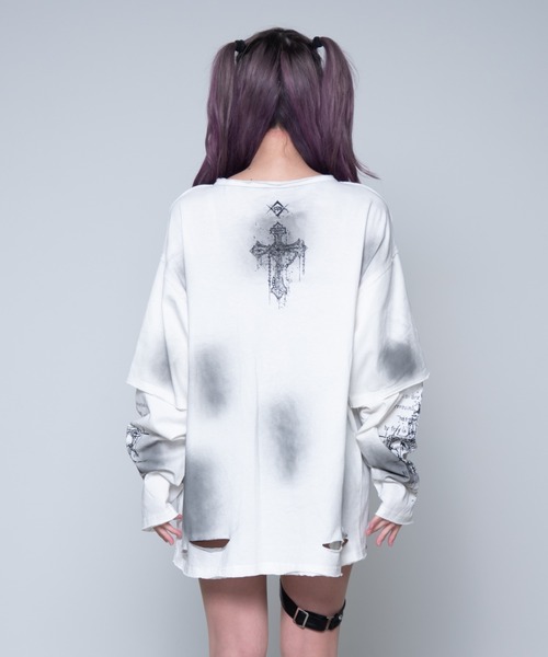 REFLEM（レフレム）の「『REFLEM/レフレム』グランジレイヤードL/S Tee