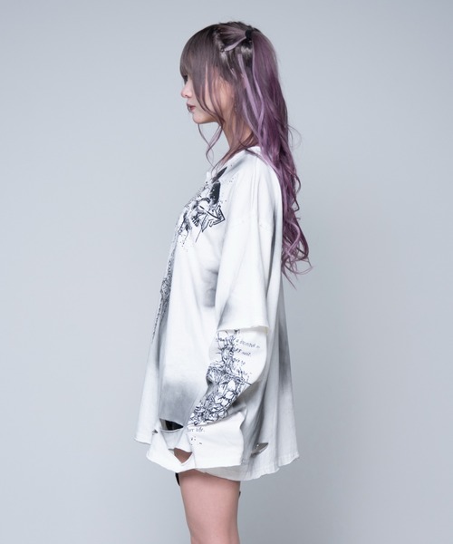 REFLEM（レフレム）の「『REFLEM/レフレム』グランジレイヤードL/S Tee