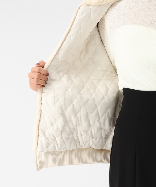 MISCH MASCH(ミッシュマッシュ)の「ZOZO限定 フードファーブルゾン(ブルゾン・レディース・ブラック/アイボリー・フリ-)」の17枚目の写真