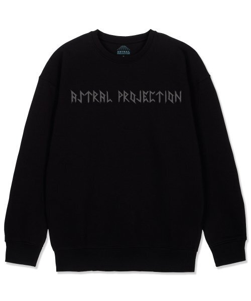 ASTRAL PROJECTION(アストラルプロジェクション)の「エイシェントモンク ルーズフィット スウェットシャツ_ブラック(スウェット・メンズ・その他・MEDIUM/LARGE/X-LARGE/XX-LARGE)」の2枚目の写真