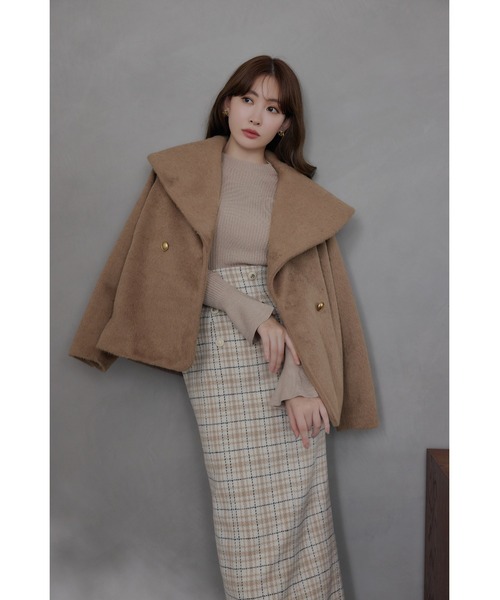 Double Breasted Shaggy Coat 【公式通販】