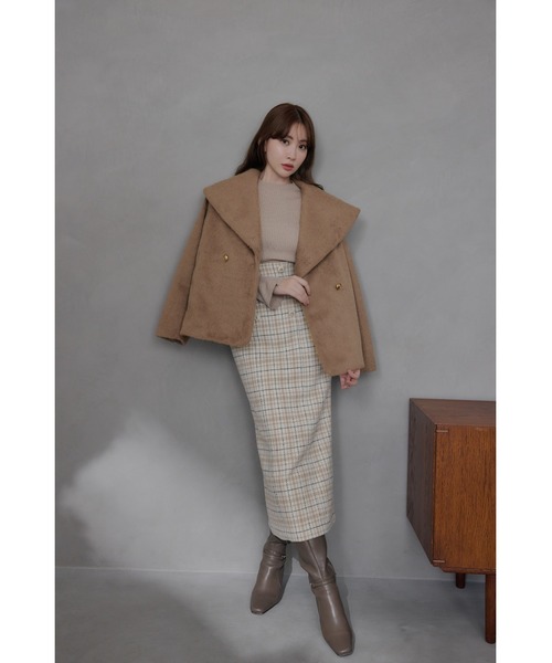 herlipto ♡ Double Breasted Shaggy Coat Double Breasted Shaggy Coat（ダウンジャケット/コート）｜Her lip to