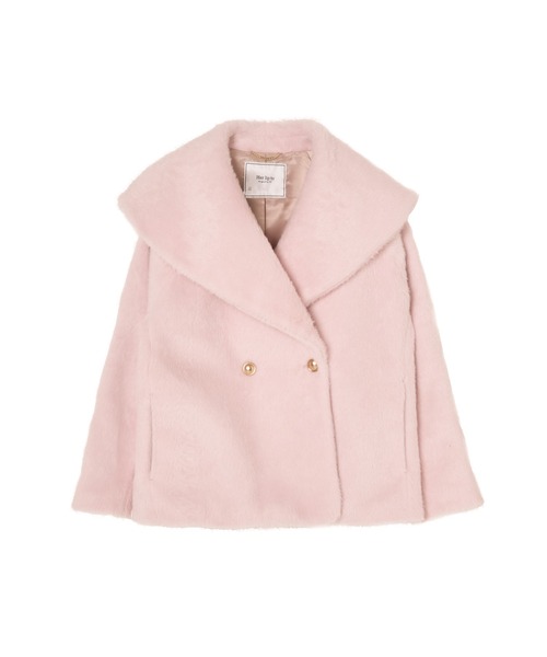 Double Breasted Shaggy Coat（ダウンジャケット/コート）｜Her lip to