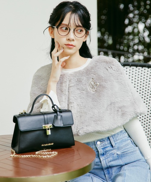 mikuさんコラボ＞フェイクファーケープ（その他アウター）｜JILL by