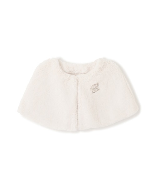 JILL by JILL STUART（ジルバイジルスチュアート）の「＜mikuさんコラボ＞フェイクファーケープ（その他アウター・レディース・グレー/ホワイト・FREE）」の15枚目の写真