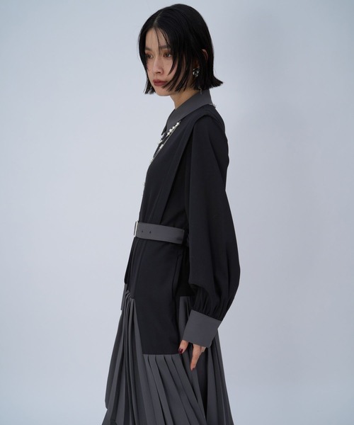 HAREプリーツイレヘムワンピース ハレ ワンピース 結婚式 卒業式 HARE（ハレ） ワンピース プリーツイレヘムワンピース : ZOZOTOWN